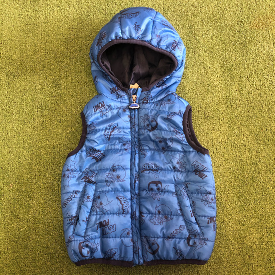 Piumino smanicato Blukids 12/18 mesi