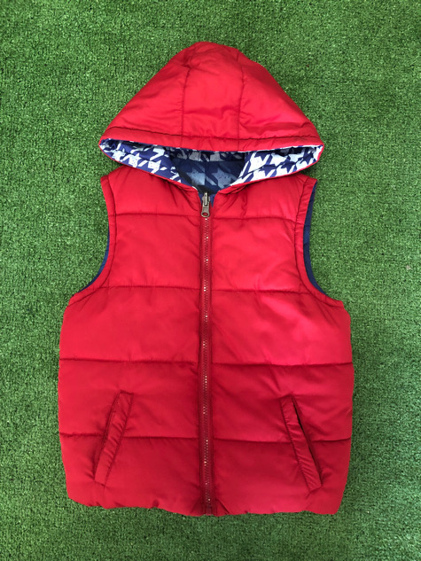 Piumino smanicato Sarabanda doubleface 5 anni