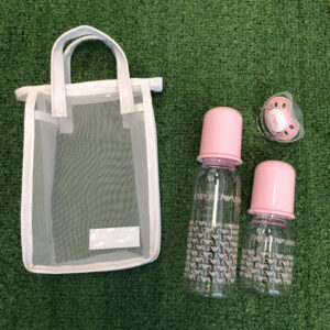 Nuovo set biberon e ciuccio Armani