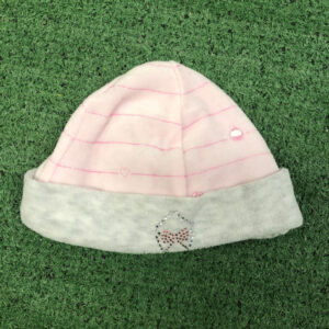 Cuffia neonata ciniglia 0/3 mesi