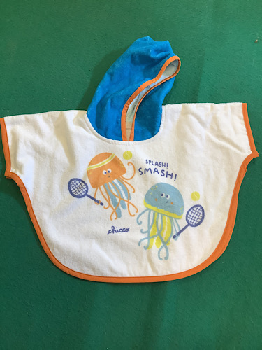 Nuovo poncho/asciugamano Chicco tg Unica