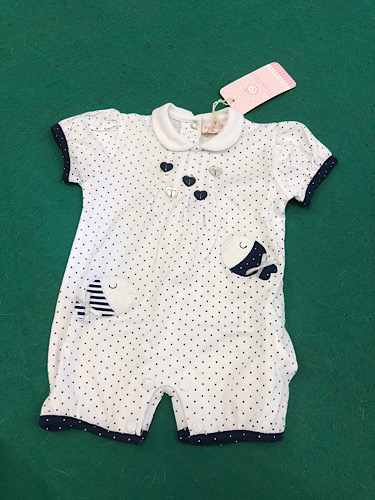 Nuovo pagliaccetto pastello 1/3 mesi