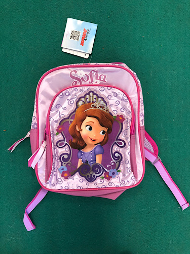 Nuovo zaino asilo principessa Sofia