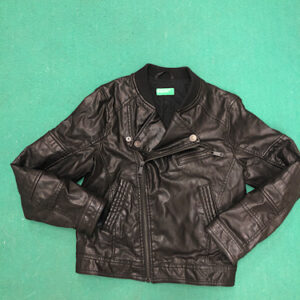 Giacca ecopelle Benetton 9/10 anni