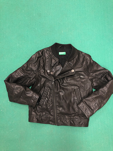 Giacca ecopelle Benetton 9/10 anni
