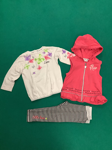 Completo felpa+maglia+leggings Blukids 12-18 mesi 80 cm