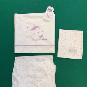 Nuovo set navicella lenzuola+ federa Chicco