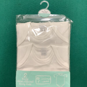 Nuovo set 2 body in cotone 6 mesi