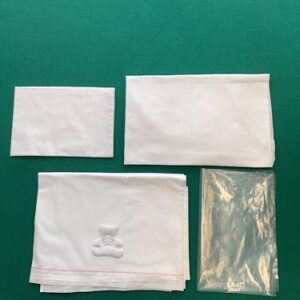 Set lenzuola da lettino 3 pz.