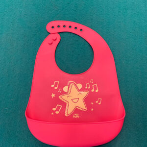 Bavaglino in silicone con tasca