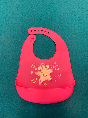 Bavaglino in silicone con tasca