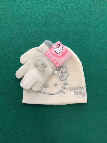 Nuovo cappello + guanti Hello kitty 5 anni