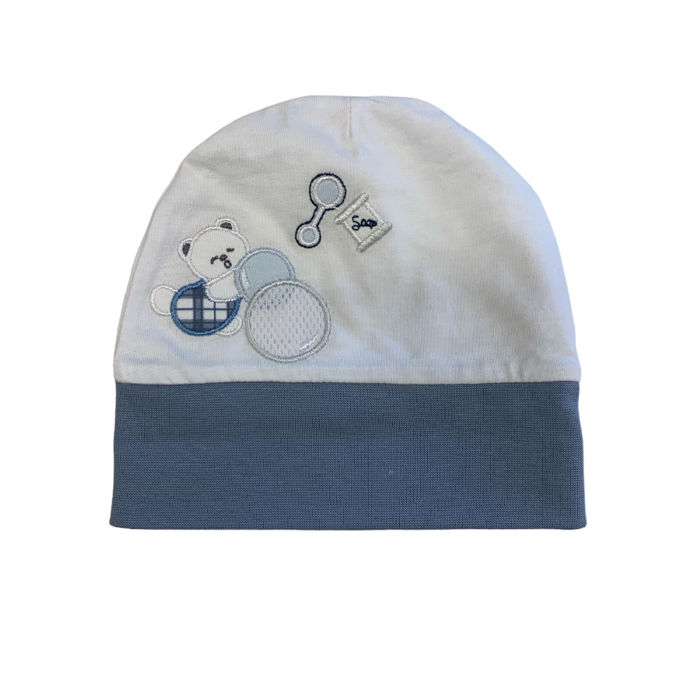 Cuffia in cotone neonato