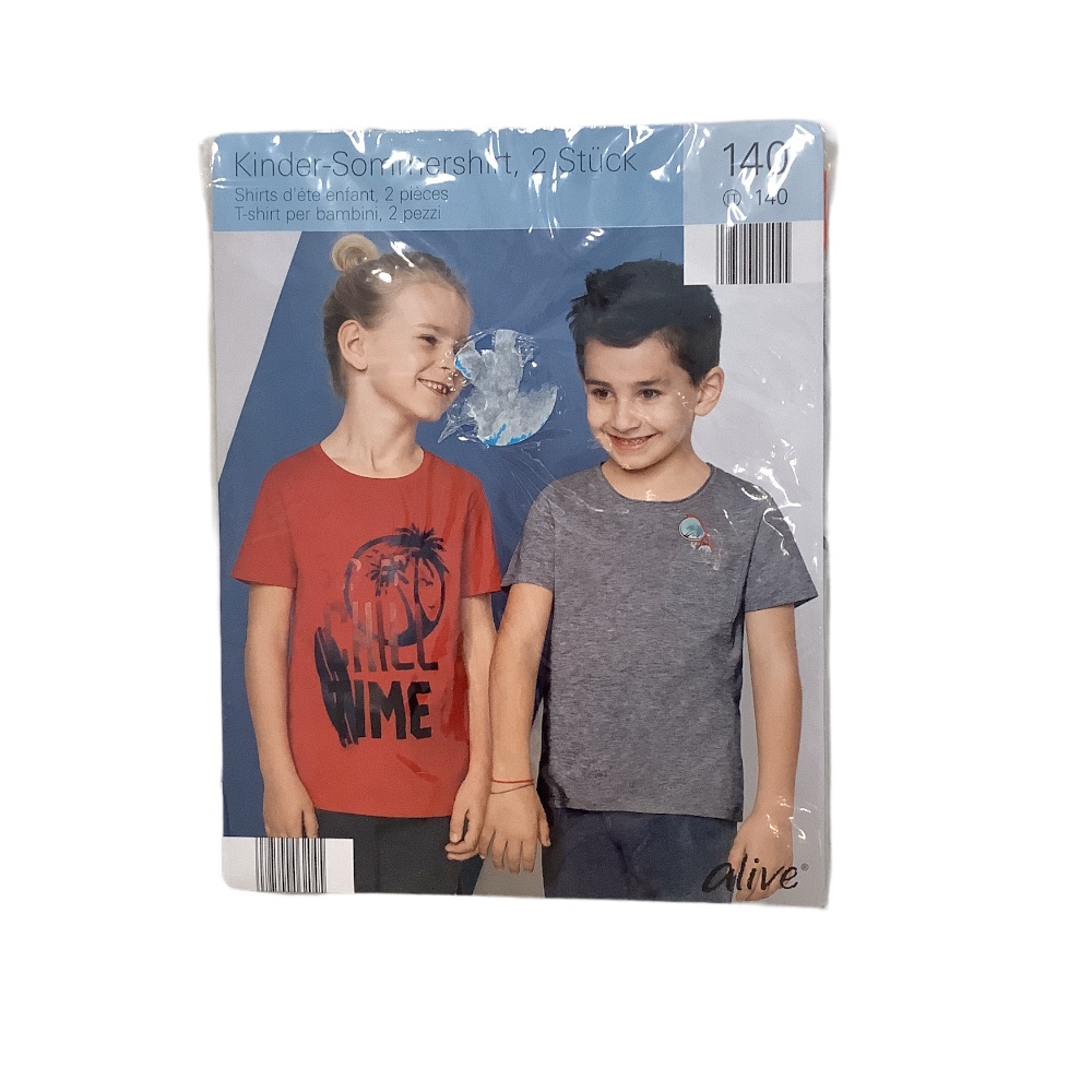 Nuove maglie corte Alive 9-10 anni 2 pz