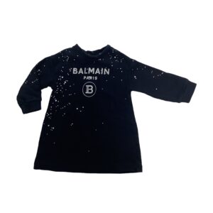 Vestito lungo garzato Balmain 18 mesi