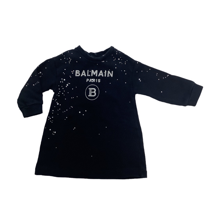 Vestito lungo garzato Balmain 18 mesi