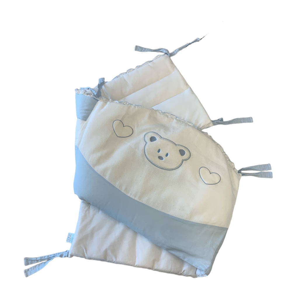 Set lettino 60x120 paracolpi e piumino Pali