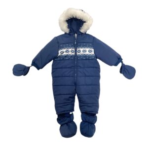 Tuta intera da neve 12 mesi 80 cm