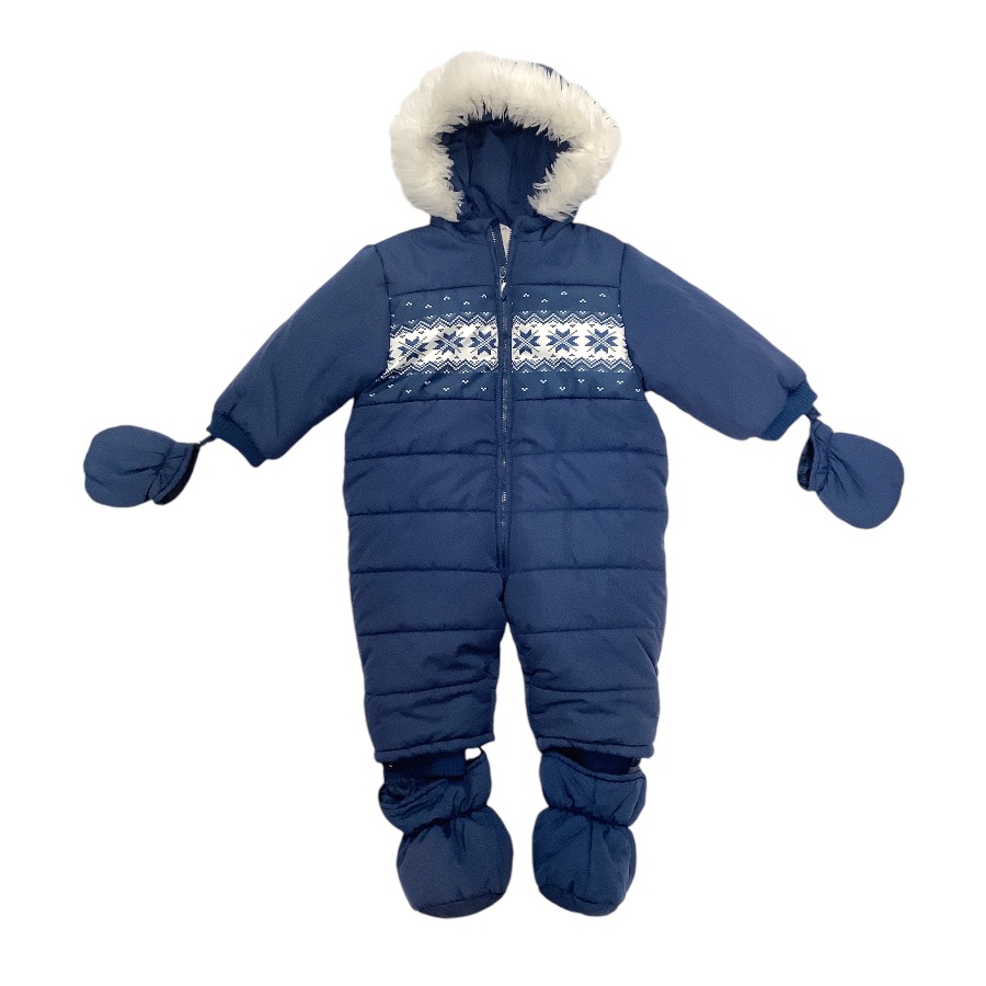 Tuta intera da neve 12 mesi 80 cm