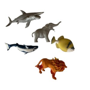 Set animali gommosi 5 pz