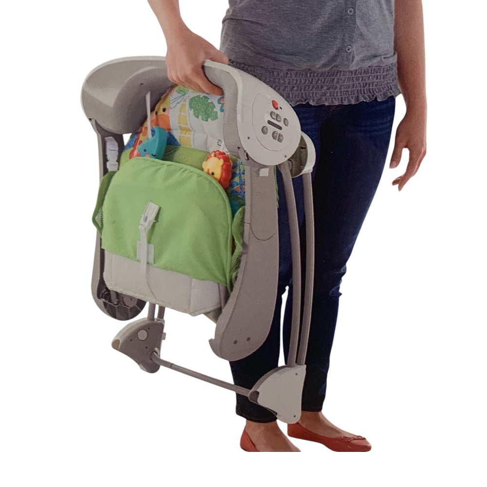 Mai usato dondolino elettrico Fisher price