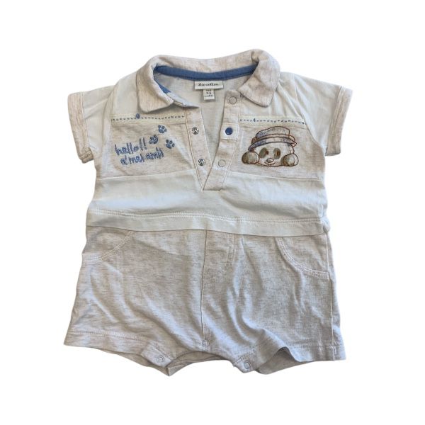 Pagliacceto Biocoton 3/6 mesi 62 cm