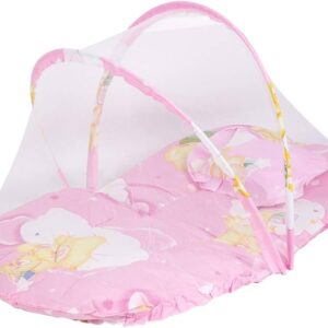 Lettino pieghevole con zanzariera