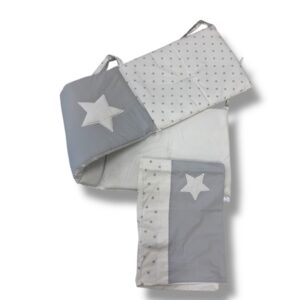 Set paracolpi con lenzuola Azzurra design