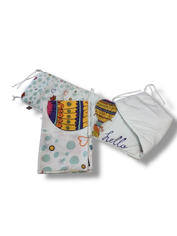 Set paracolpi con lenzuola Cool kids