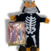 Costume carnevale scheletro/mostro 1/2 anni