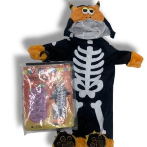 Costume carnevale scheletro/mostro 1/2 anni