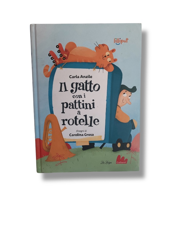 Il gatto con i pattini a rotelle