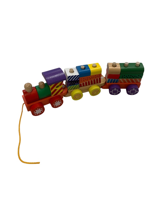 Trenino in legno 3 pz.