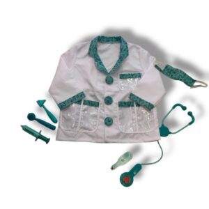 Costume carnevale Dottore + accessori sonori