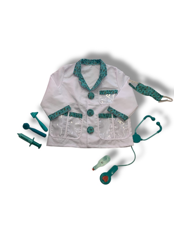 Costume carnevale Dottore + accessori sonori