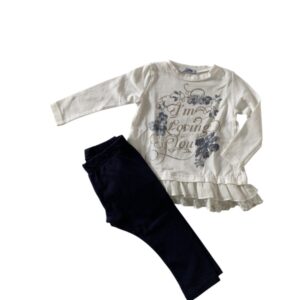 Completo in cotone 6/9 mesi