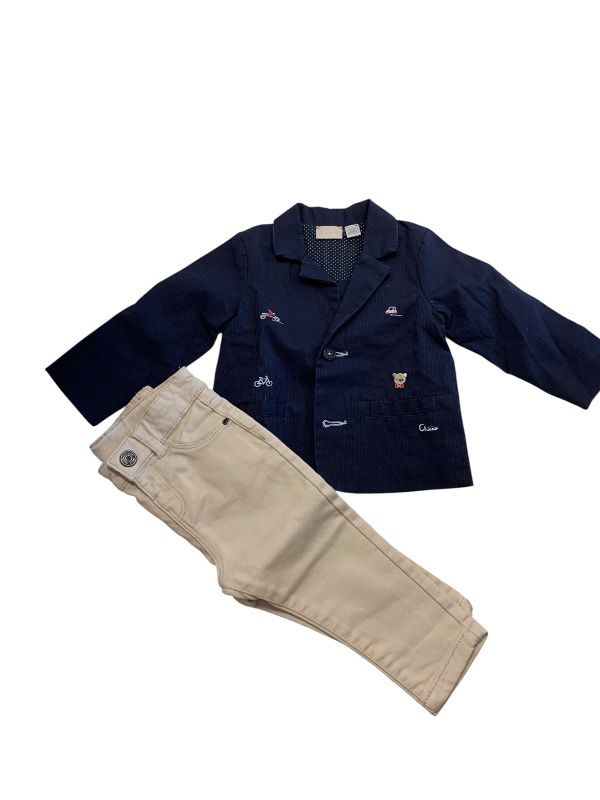 Completo cotone Chicco 12 mesi 74 cm