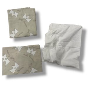 Set lenzuola lettino 60x120 cm