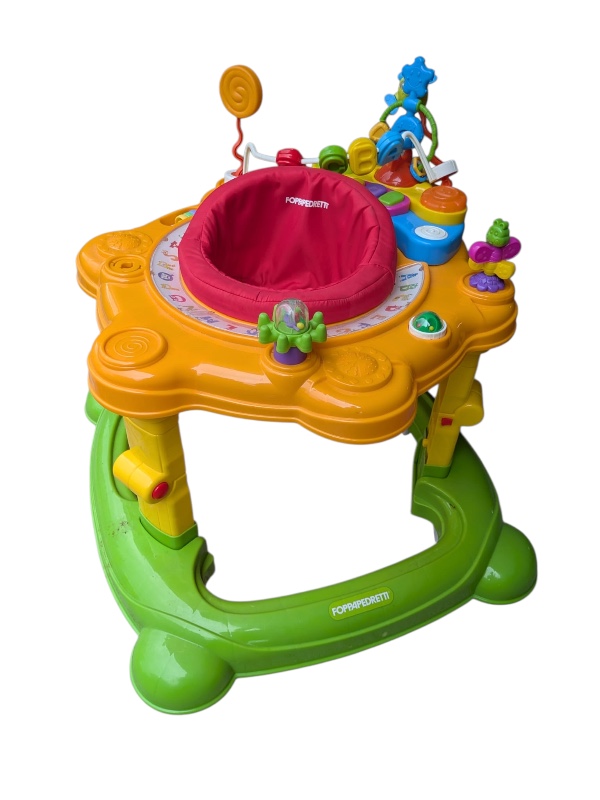 Girello Foppapedretti sonoro con seduta girevole 360 gradi