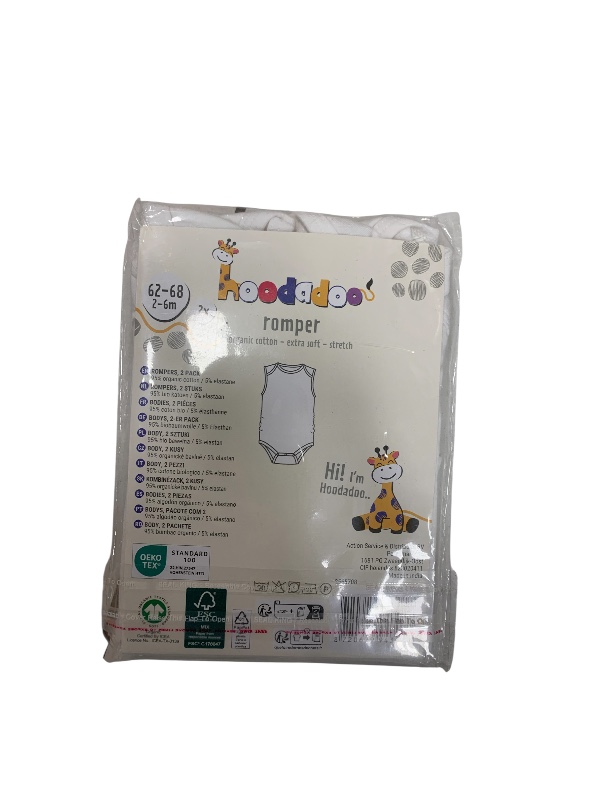 Nuova confezione body 2 pz 2/6 mesi